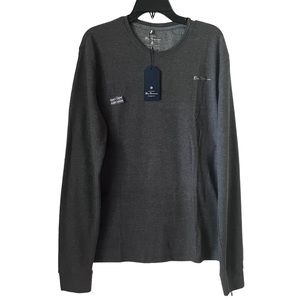 Ben Sherman Lounge Long Sleeve T-shirt Gray Size XL NWT